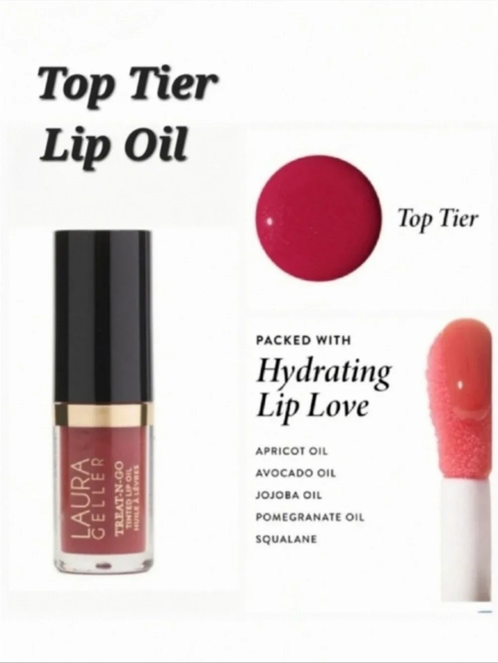 Laura Geller Treat-N-Go Tinted Lip Oil Bundle NEW!